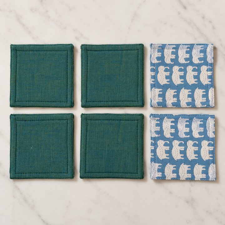 Coaster Set of 6 | Namkeen Queens x Ekatra