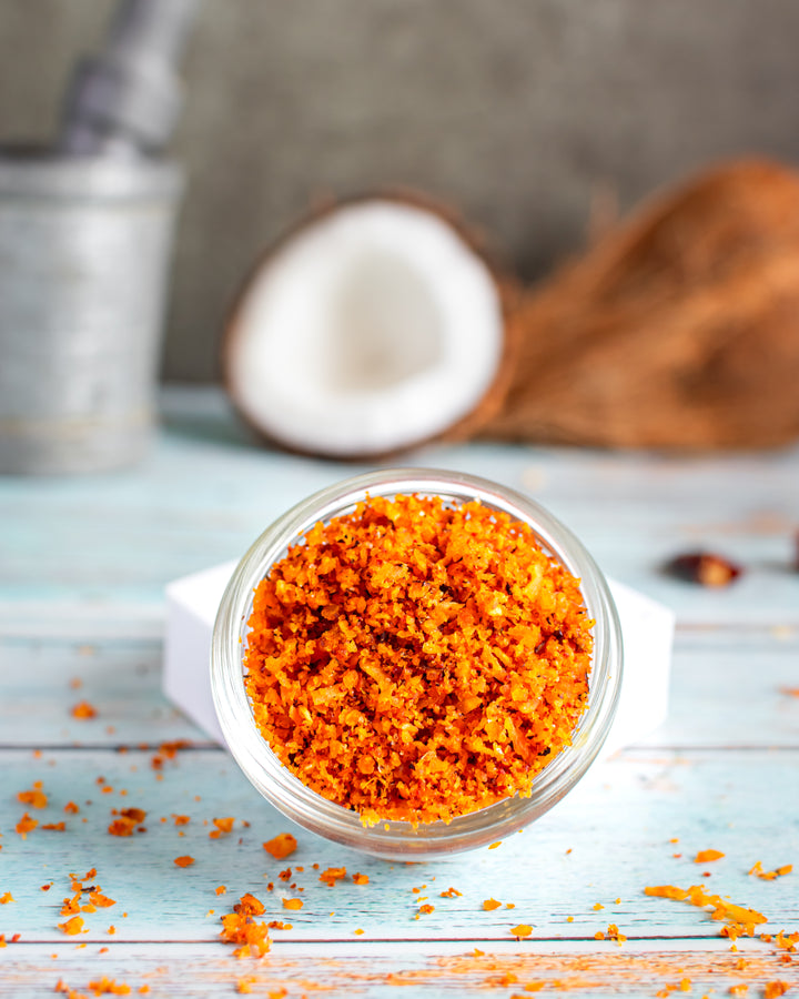 Dry Coconut Chutney (कोल्हापुरी नारियल की सूखी चटनी)