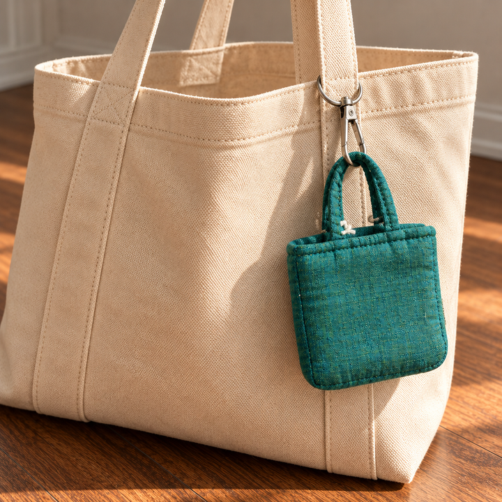 Mini Tote Bag Charm | Namkeen Queens x Ekatra