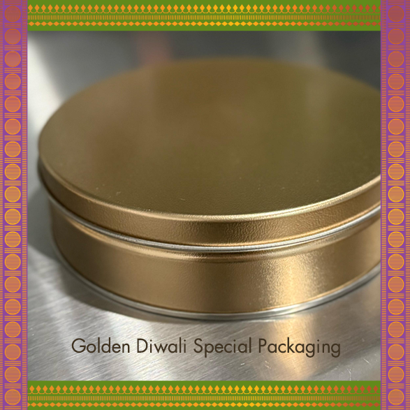 ✨ Diwali Ladoo Lovers Bundle – 2 Limited Edition Gold tin + Potli bag